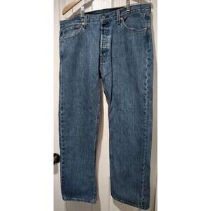 Levi 501 Jeans 36x30 Mens Straight Leg RARE Blank Red Label